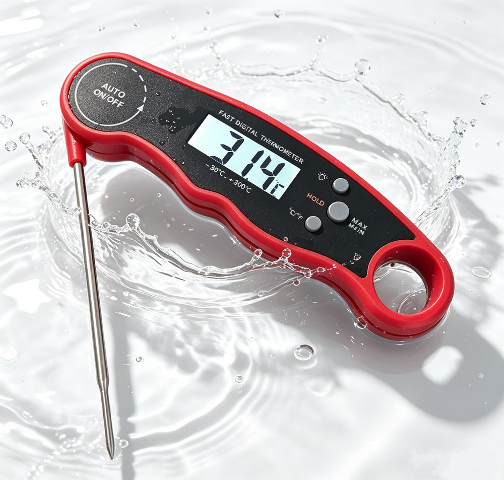 Digital Food Thermometer with Foldable Probe