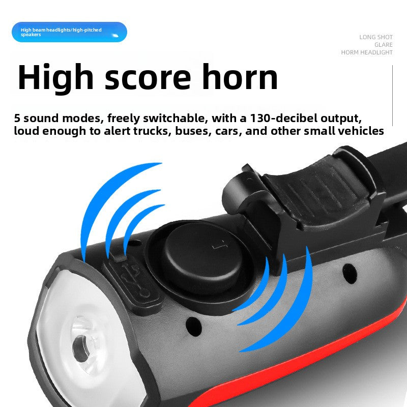 2-in-1 Bicycle Horn and Headlight, image 3 of 10