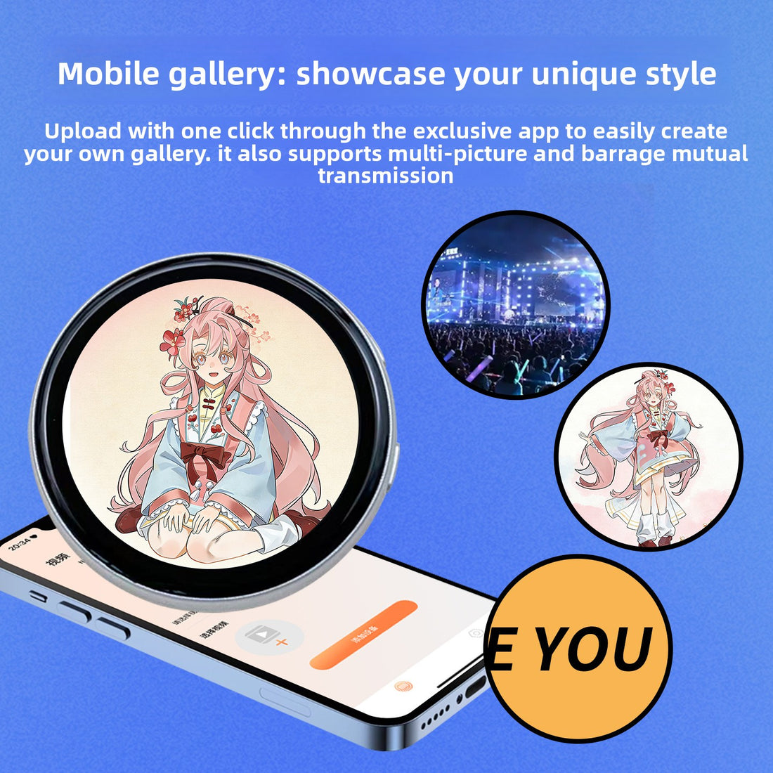 Anime-Themed Magnetic Electronic Badges Smart Electronic Badges product image 3