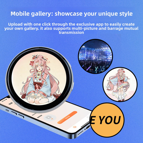 Anime-Themed Magnetic Electronic Badges Smart Electronic Badges product image 3