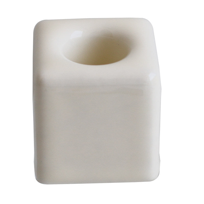Simple Ceramic Toothbrush and Razor Holder