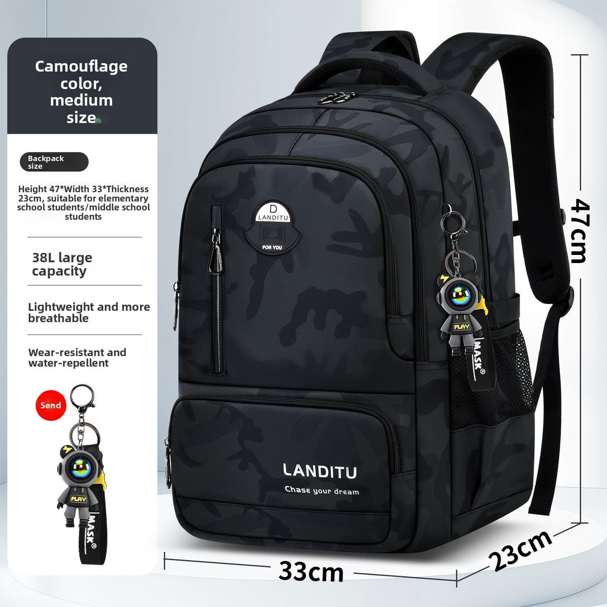 Large-capacity backpack