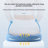 Honeycomb Gel Seat Cushion for Office and Car