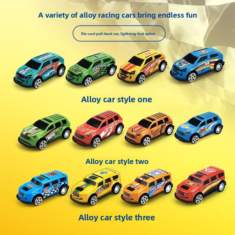 Children's toy track alloy vehicle
