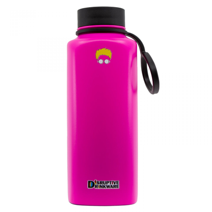 Disruptive Drinkware Pretty In Pink Insulated Water Bottle 34oz