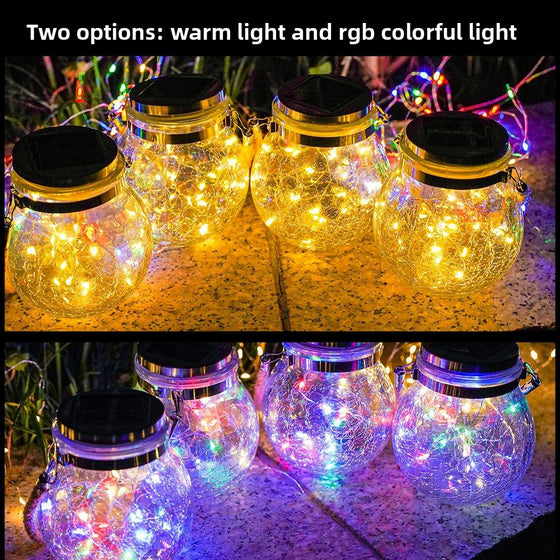 Solar Crack Glass Jar Garden & Outdoor product image 4