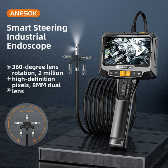 Dual-Lens Waterproof Inspection Probe with HD Display Action Cameras product image 2