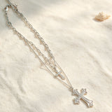 Hip-hop cross necklace