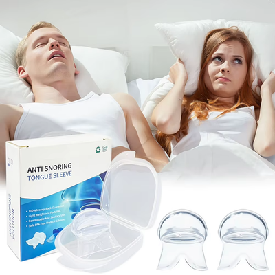 SnoreSnoozer Pro anti-snoring device in silicone, front view