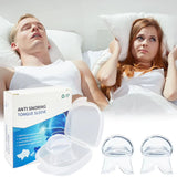 Silicone Tongue anti Snoring Mouthpiece Tongue Retainer Helps to Eliminate Snoring anti Snore Sleep Apnea Aid Stop Snore Gear