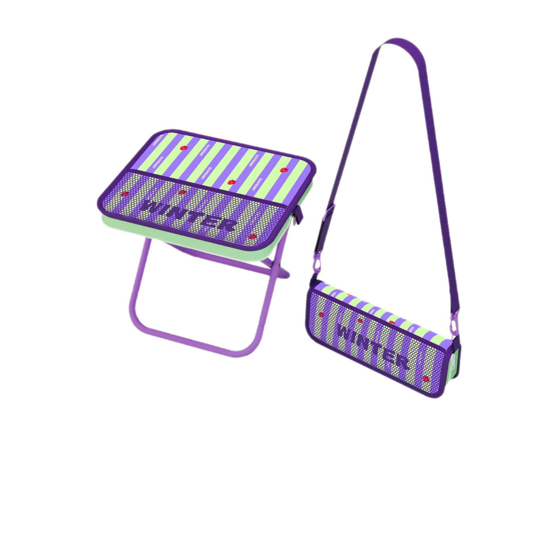 Portable Pencil Case Foldable Stool