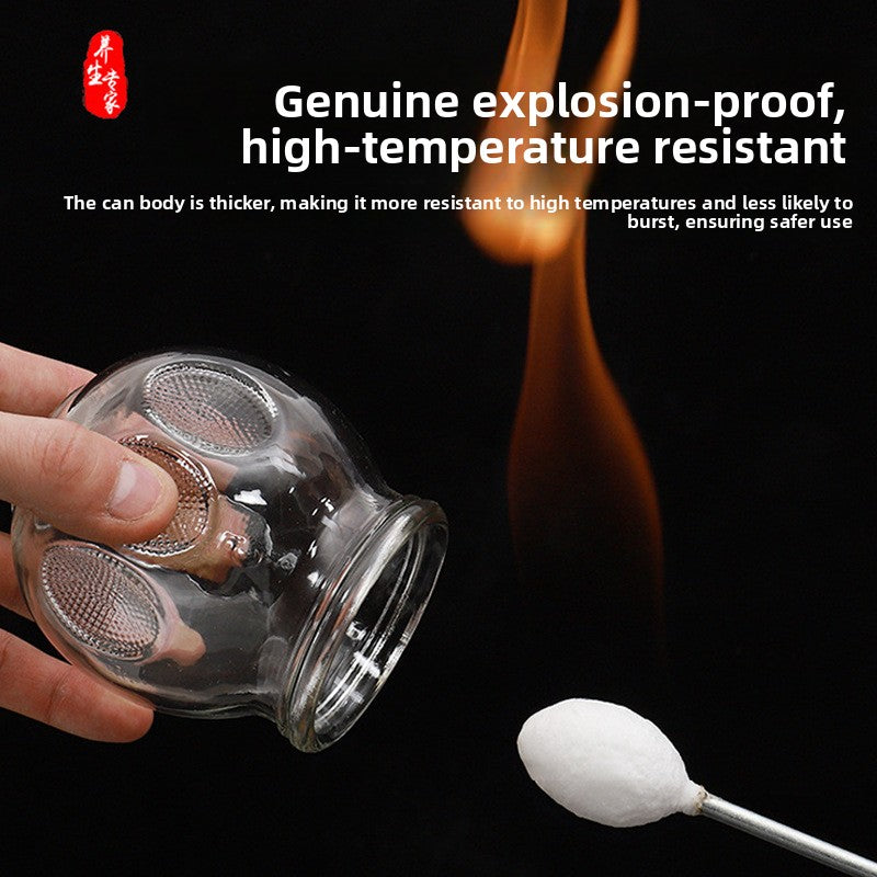 Thickened Glass Cupping Jar Set