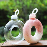 Plastic beverage bottle