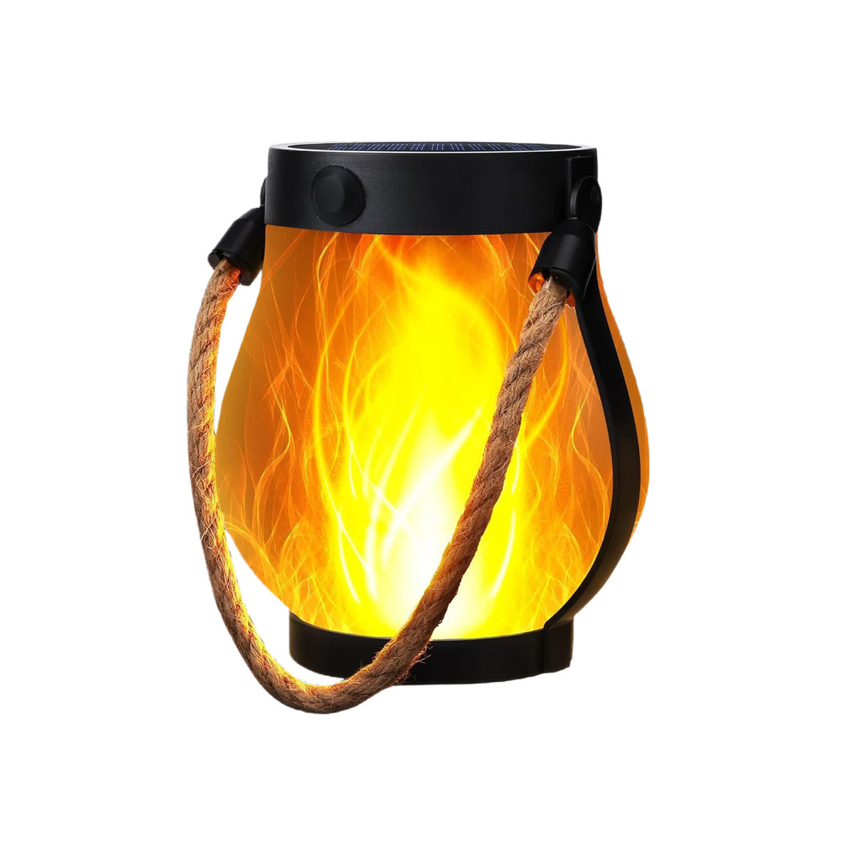 Solar Flame Lantern with USB Charging