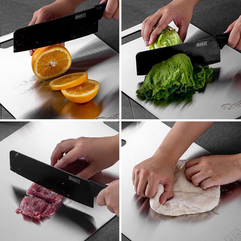 Thickened, moisture-resistant 304 stainless steel cutting board