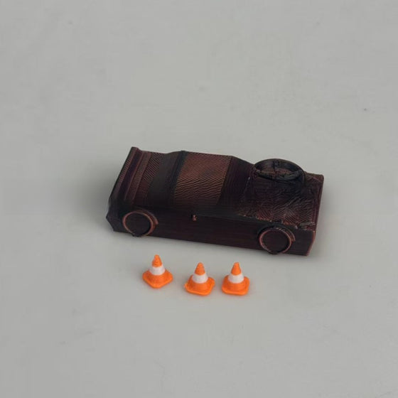 Pocket Drift Fidget Car Toy in red black
