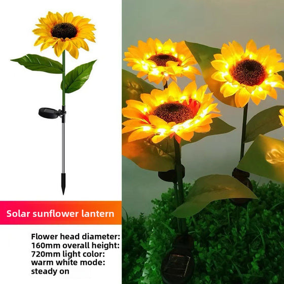 Solar Powered Sunflower Garden Light Outdoor & Pond Lighting product image 6