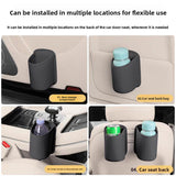 Car Seat Back Storage Organizer with Cup Holder