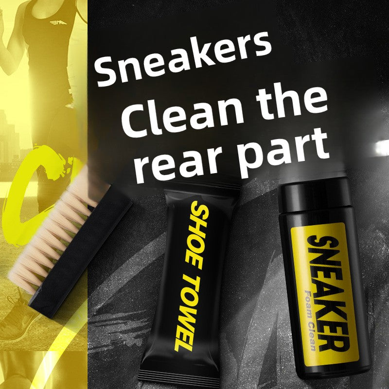 Sneaker Cleaning Kit with Foam and Brushes