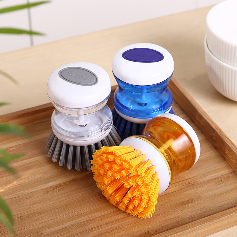 The pot scrubber is non-stick to oil