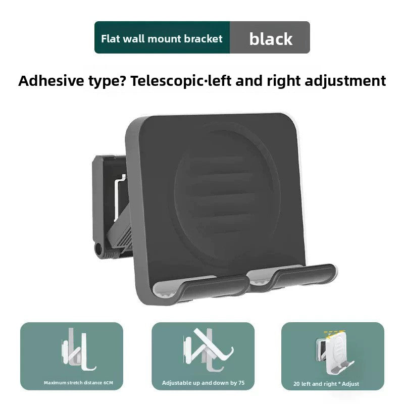 Wall-mounted mobile phone rack