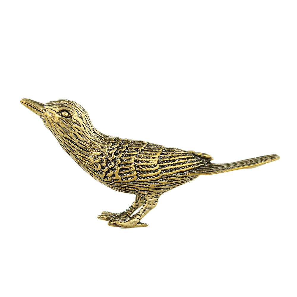 Copper bird ornament decoration
