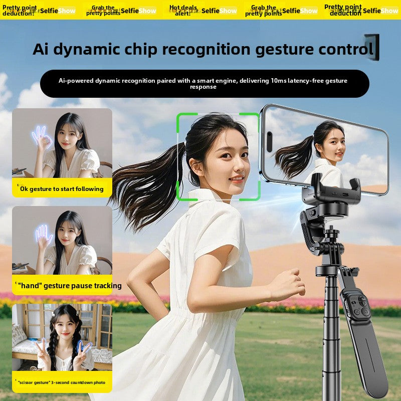 Face tracking and follow-up tripod