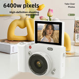 Personalized New Student Camera Retro Ccd High-Definition Flip-Screen Entry-Level Slr Camera 4K High-Pixel Dual Camera
