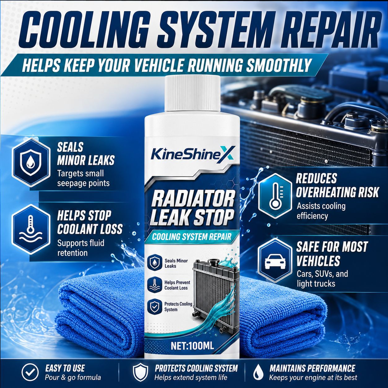 Car Radiator Leak Repair Sealant