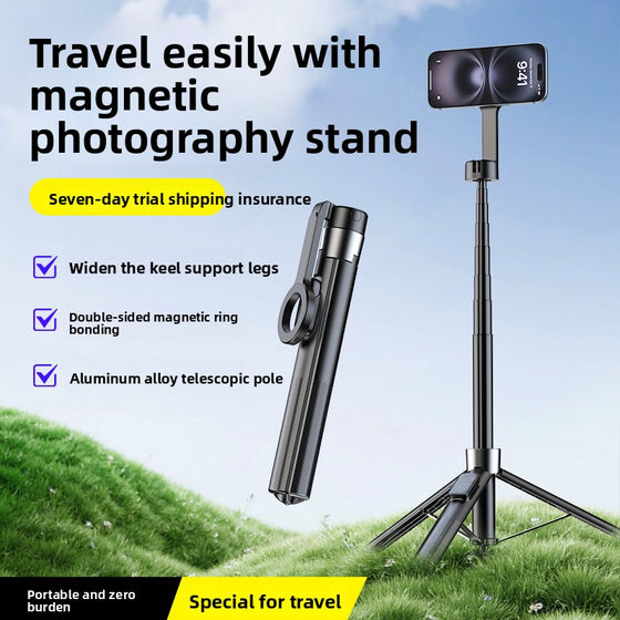 Telescopic Bluetooth Selfie Stick with Magnetic Mount Phone Accessories product image 1