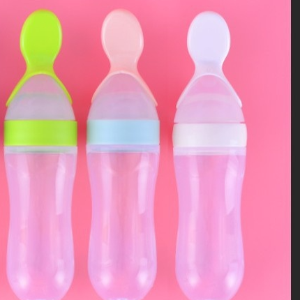 Silicone Squeeze Feeding Bottle for Infants product image 8