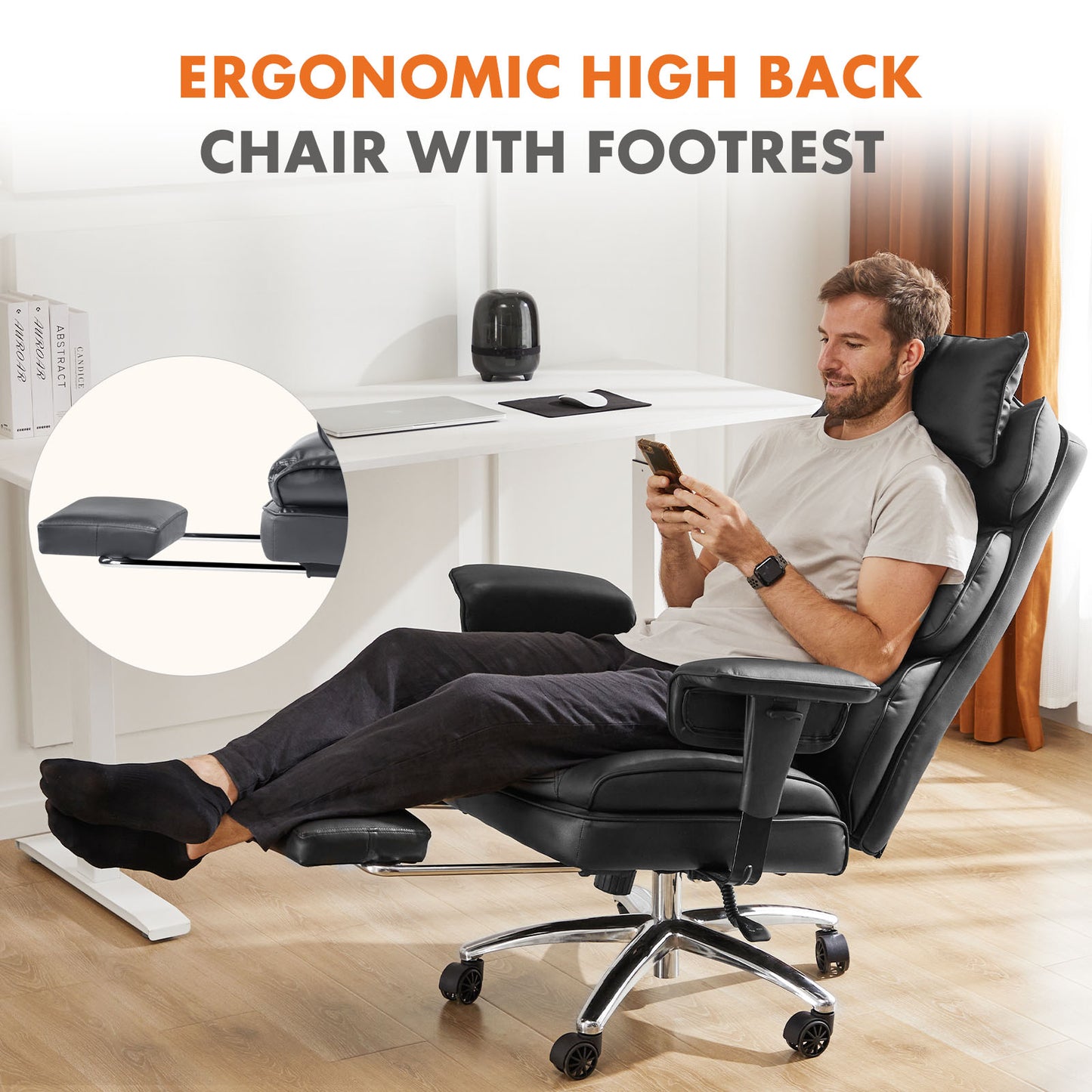 Administrative Home Office Desk And Chair