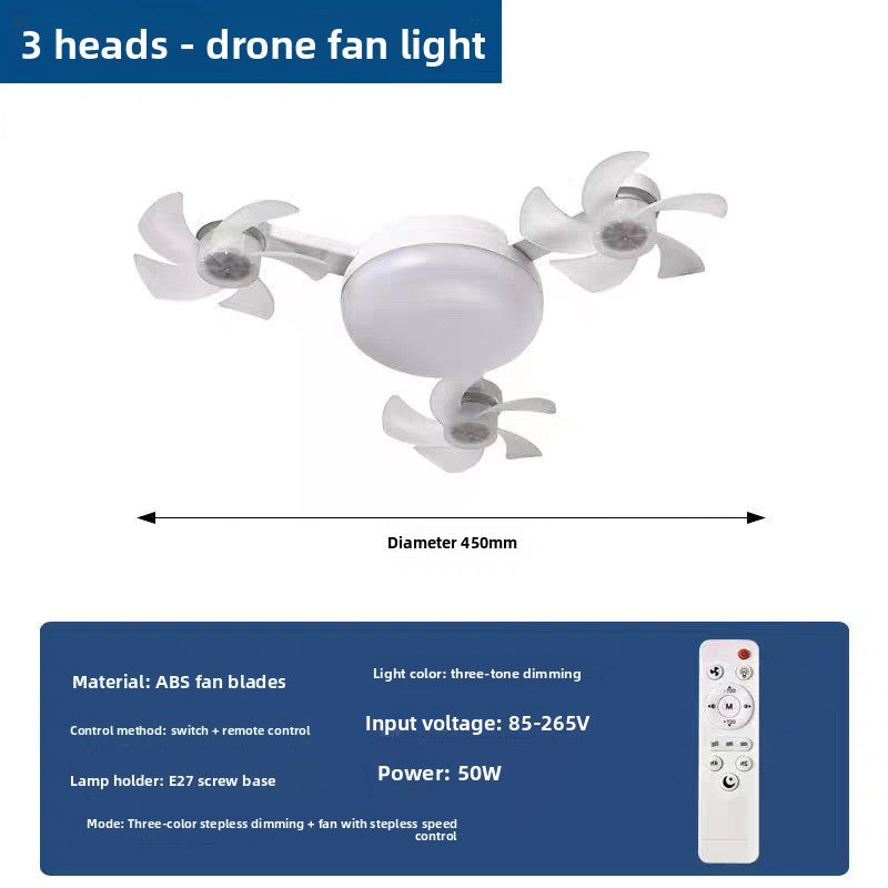 New type of remote-controlled integrated ceiling fan