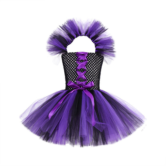 Children Witch Costume Set Halloween Dress