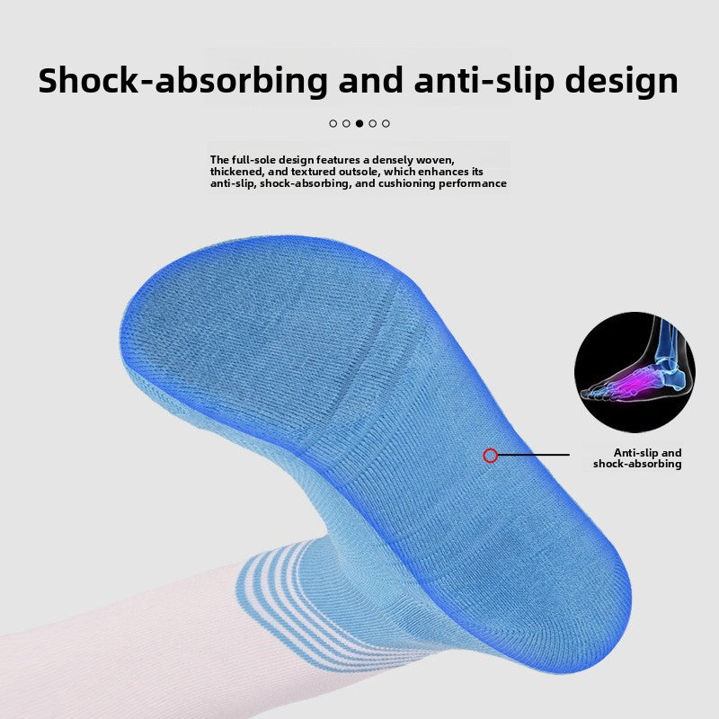 Long anti-slip athletic socks