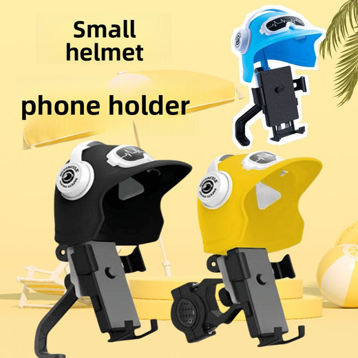 Universal Motorcycle Phone Mount with Helmet Bracket