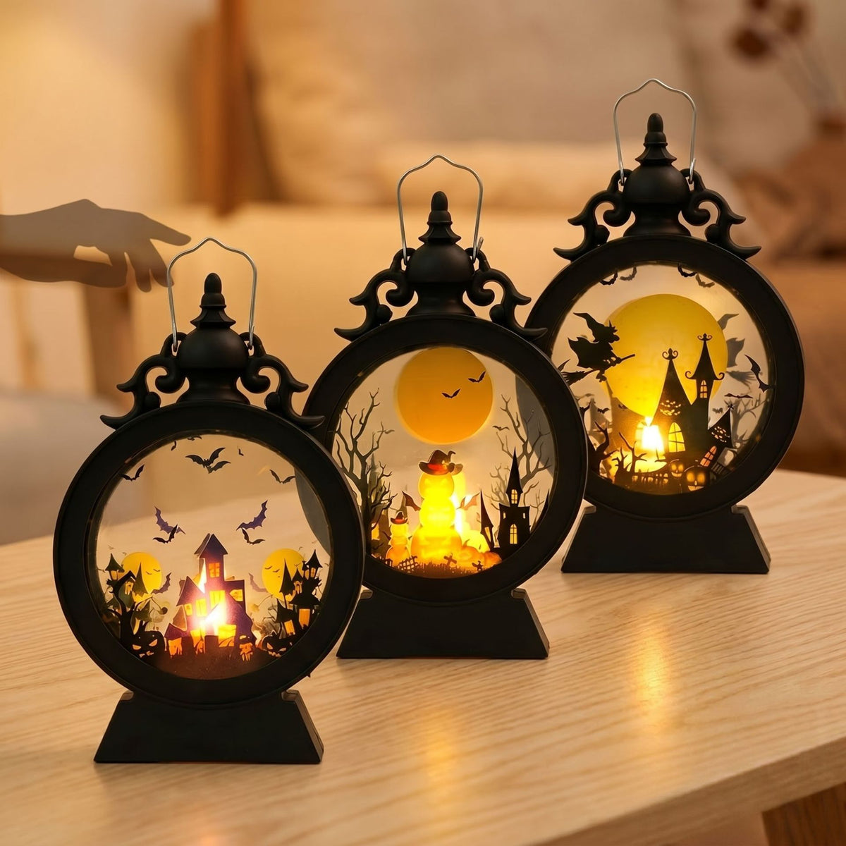 Halloween LED Electronic Candle Lantern