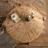 American Country Style Solid Wood Coffee Table