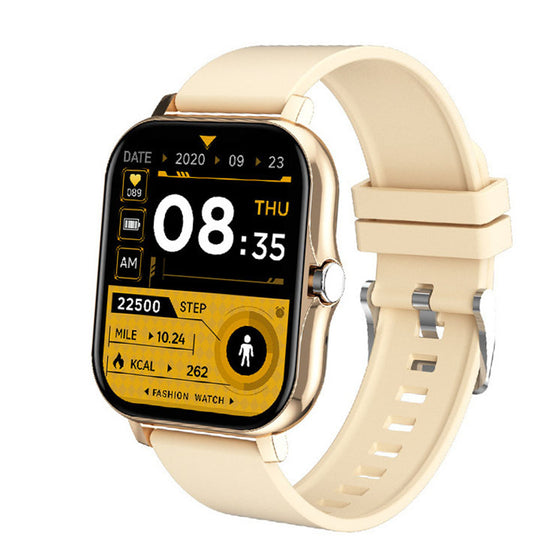 Smart watch with 1.69 inch touch screen and silicone strap, photo 4