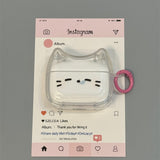 Cute Sleepy Cat AirPods Protective Case