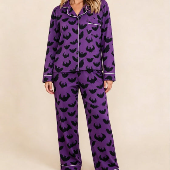 Women's long-sleeve Halloween pajamas