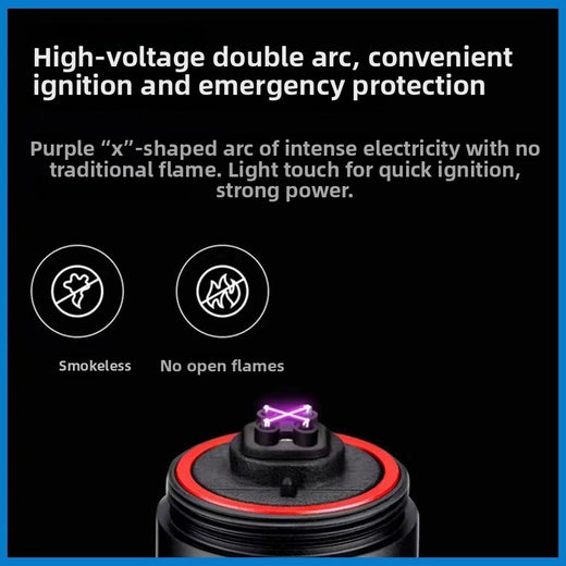 Portable Arc Self-Defense Flashlight