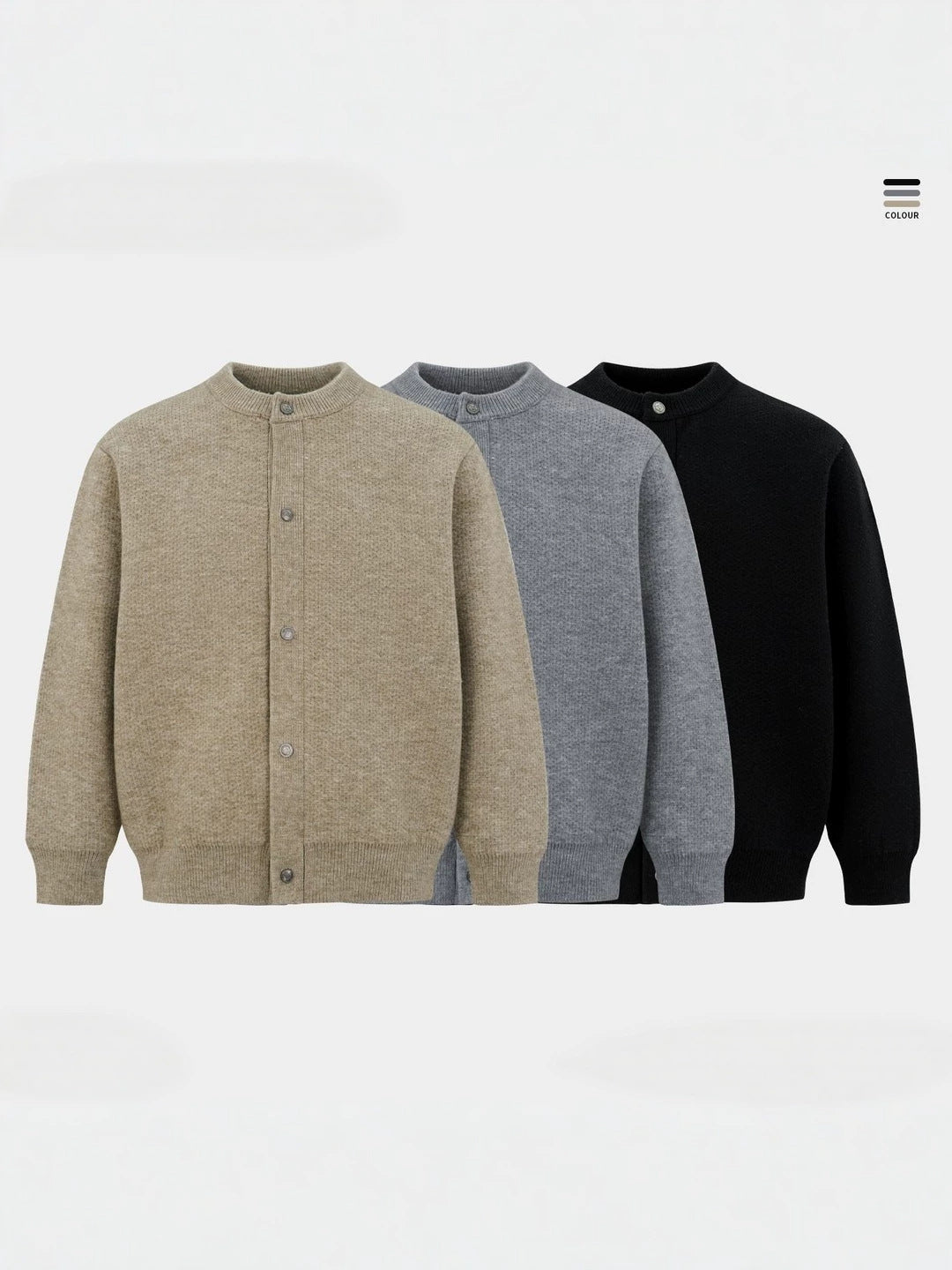 Sweater knitted cardigan