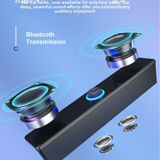 Desktop Bluetooth Speaker with Dual Drivers