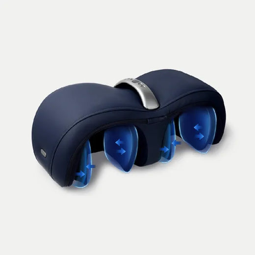 Portable knee massager strap detail