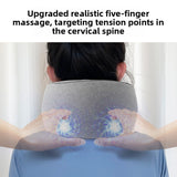 U-Shaped Inflatable Neck Massager Pillow
