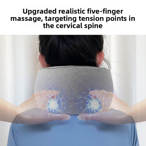 U-Shaped Inflatable Neck Massager Pillow Health & Wellness product image 2