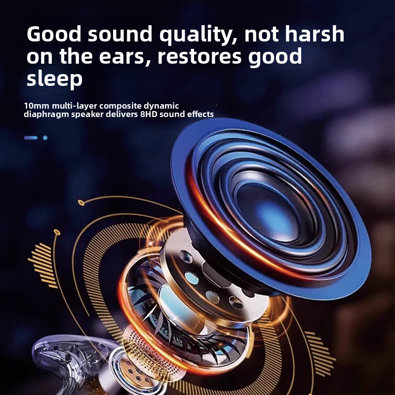 Wireless Bluetooth Sleep Headset Bone Conduction Stereo Earphones