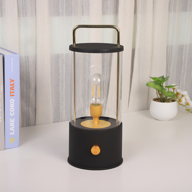 Retro portable camping hanging light