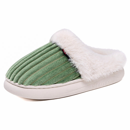 Womens Plush Indoor Slippers